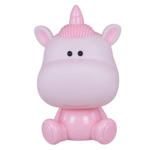 LAMPADA UNICORNO ROSA 20X18X25